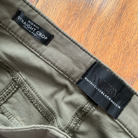 WHBM Mid Rise Adjustable Crop Pant Size 00 - Picture 4 of 4